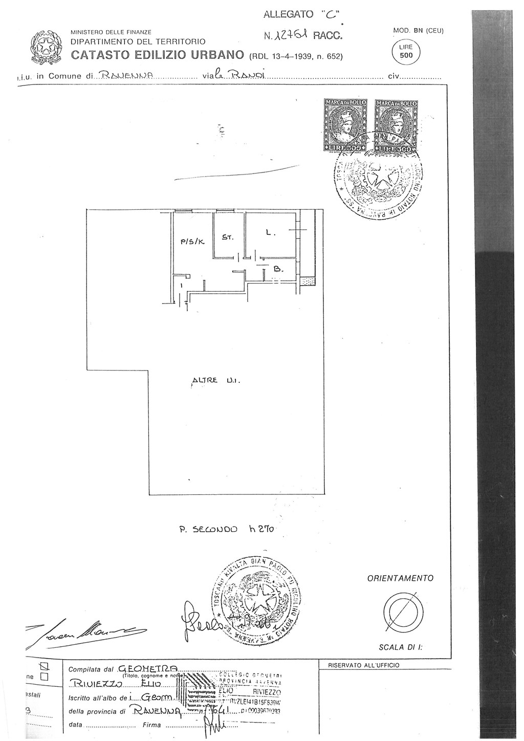 RAVENNA – ZONA OSPEDALE – TRILOCALE